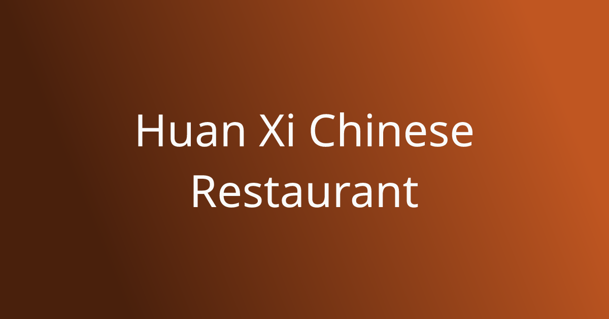 欢喜 Huan Xi Chinese Restaurant restaurant logo - View nutrition facts, calories, and macros for menu items at 2428 N Murray Ave, Milwaukee, WI 53211